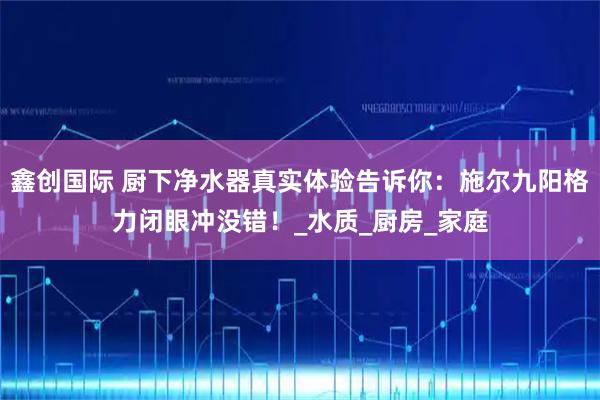 鑫创国际 厨下净水器真实体验告诉你：施尔九阳格力闭眼冲没错！_水质_厨房_家庭