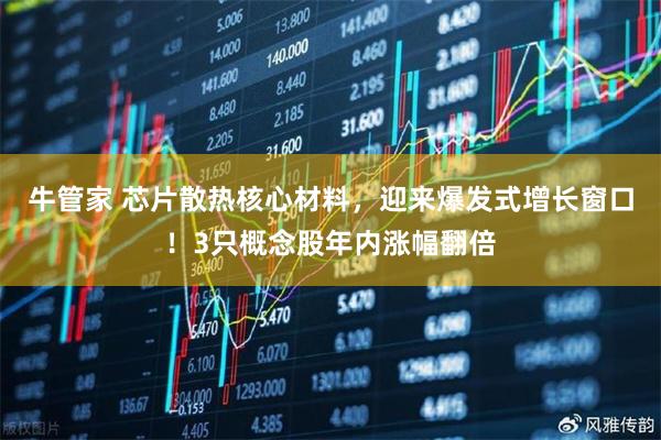 牛管家 芯片散热核心材料，迎来爆发式增长窗口！3只概念股年内涨幅翻倍